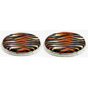 PAR DE PARCHES REMO SKYNDEEP PARA BONGO 7-1/4″- 8-1/2″ TIGER STRIP