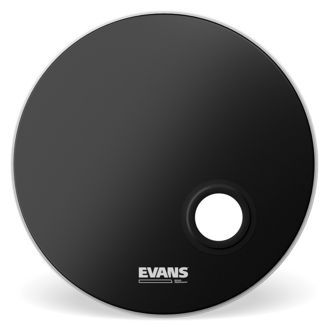 PARCHE DE BOMBO EVANS EMAD RESO BLACK 22" BD22REMAD