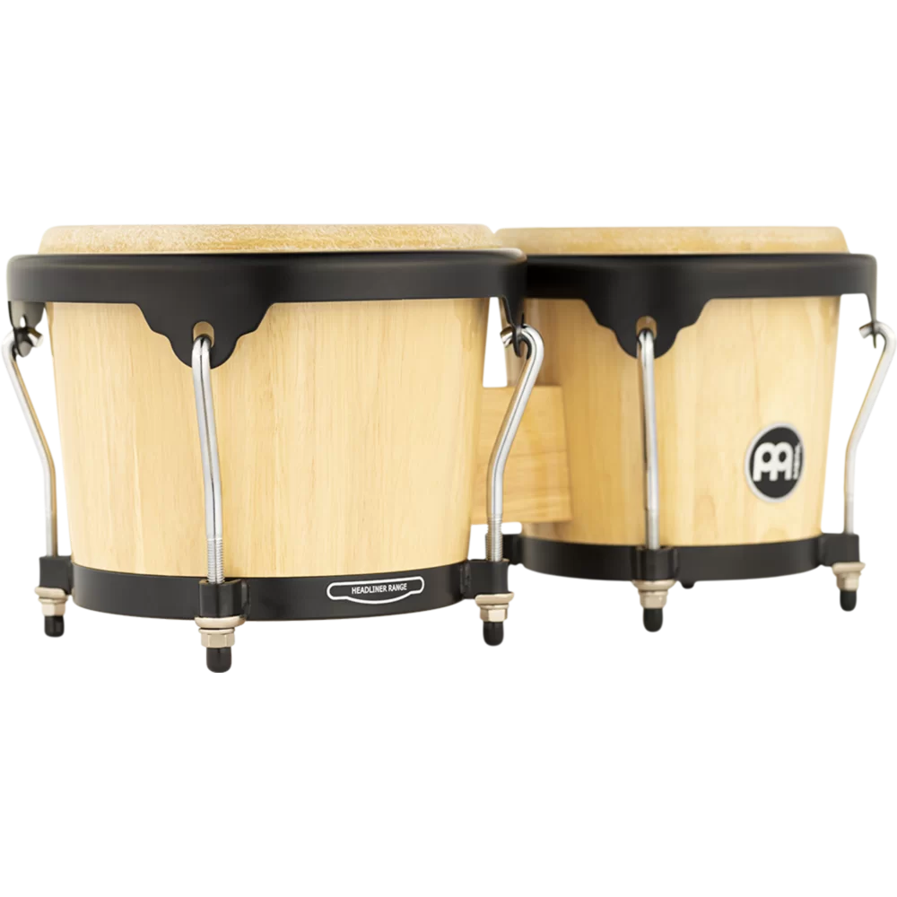 BONGO MEINL HEADLINER SERIES 6-75"-8" NATURAL WOOD HB100NT - Imagen 5