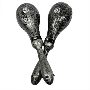 MARACAS DE CUERO NATURAL COLOMBIA PERCUSION MODELO BALA