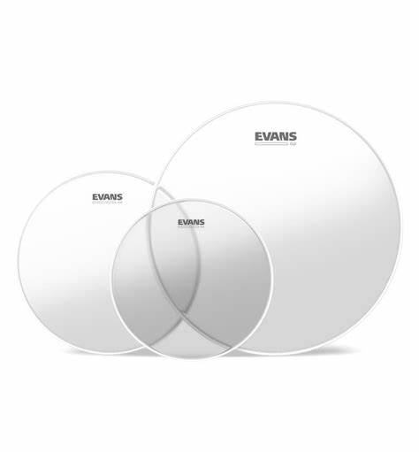 SET PARCHES EVANS G2 CLEAR FUSION PACK 10"12"14" ETP-G2CLR-F