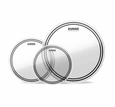 SET PARCHES EVANS EC2S CLEAR FUSION PACK 10"12"14"