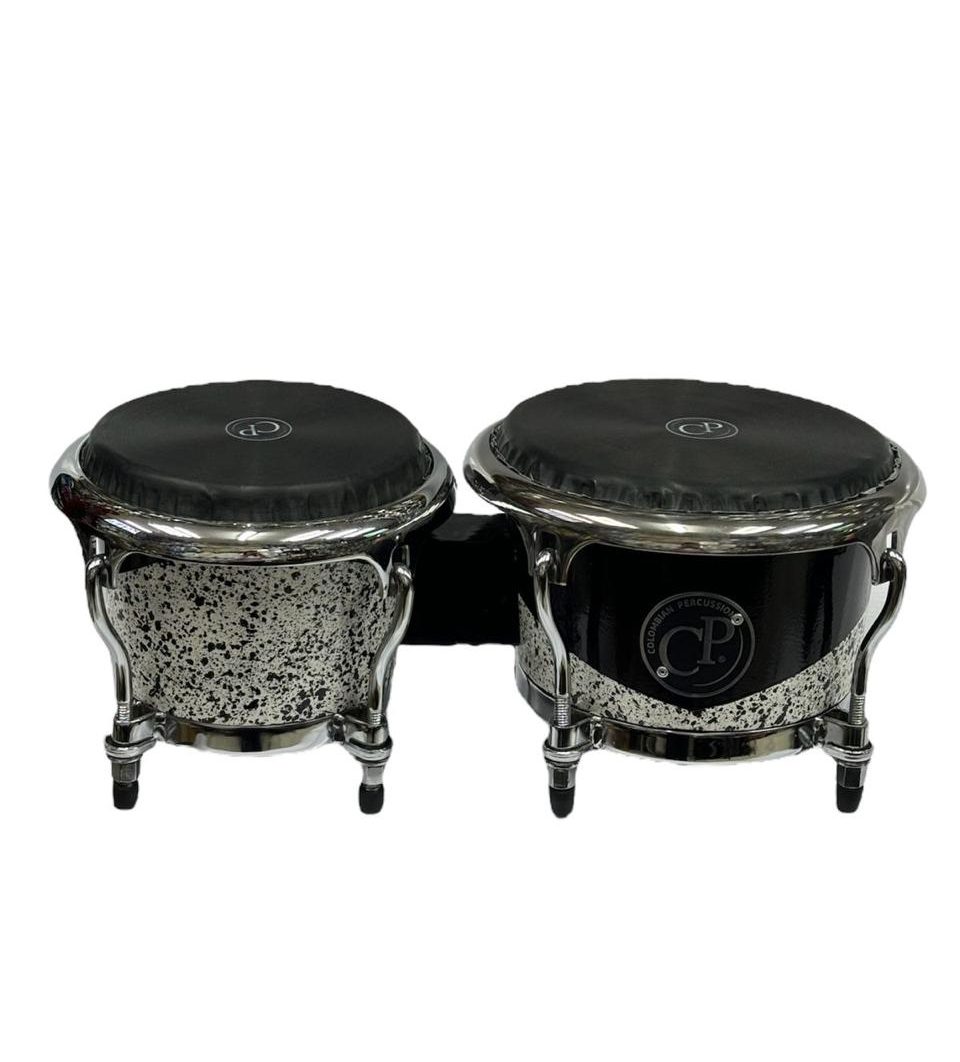 BONGO DE FIBRA COLOMBIA PERCUSION 7-1/4" - 8-1/2" CON PARCHES SINTETICOS