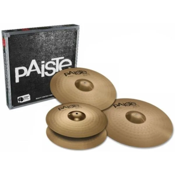 SET PAISTE 201 UNIVERSAL HI HAT 14"+ CRASH 16"+ RIDE 20"