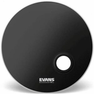 PARCHE DE BOMBO EVANS EMAD RESO BLACK 20″ BD20REMAD