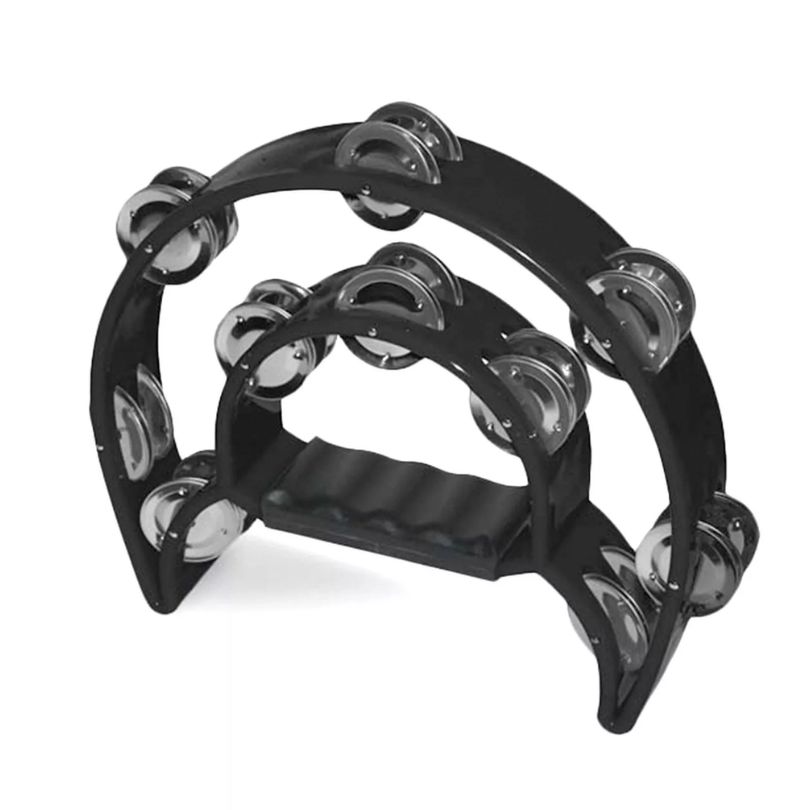 PANDERO MEDIA LUNA DOBLE NEGRO RMX TR-4 - Imagen 3