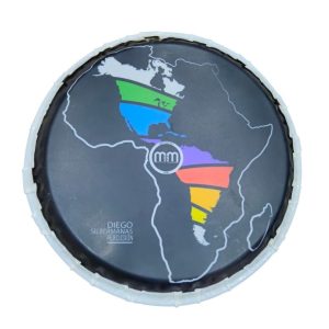 PARCHE SINTETICO MARTIN MARTOS CONGA MATADOR 11-3/4″ NEGRO MAPA