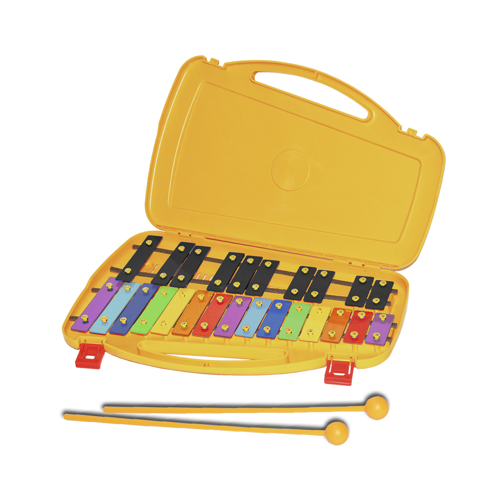 METALOFONO CROMATICO RMX 25 NOTAS CAJA AMARILLA - Imagen 2