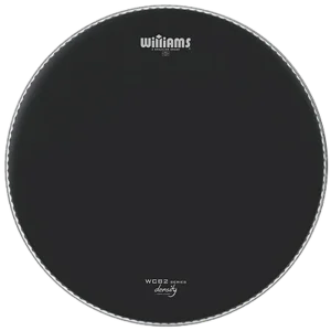 PARCHE PARA BOMBO DOBLE CAPA NEGRO POROSO DENSITY SERIES WILLIAMS