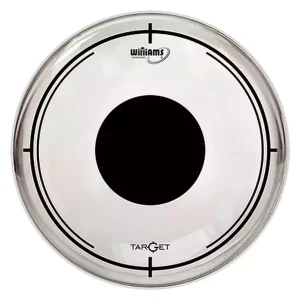 PARCHE PARA BOMBO CLEAR DOBLE CAPA ACEITADO TARGET "DOT 20" SERIES WILLIAMS