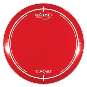 PARCHE PARA BOMBO ROJO DOBLE CAPA ACEITADO TARGET SERIES WILLIAMS
