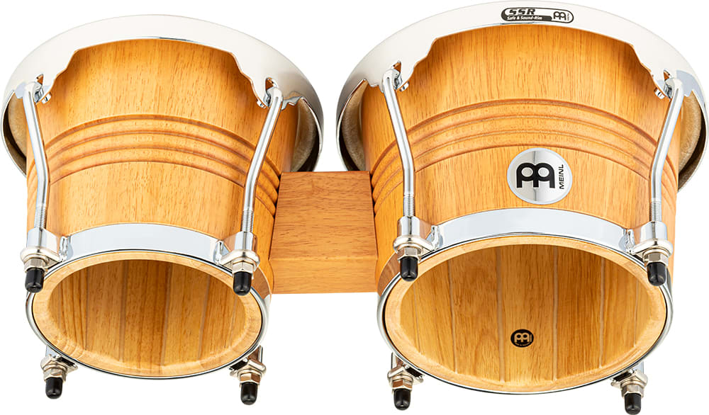 WOOD BONGO SUPER NATURAL CHROME PLATED HARDWARE WB200SNT-M MEINL PERCUSSION - Imagen 4