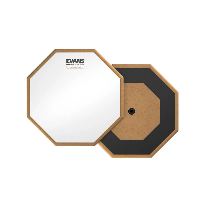 Pad de práctica Evans Attacktile RealFeel 10" color blanco RF10GAT - Imagen 3