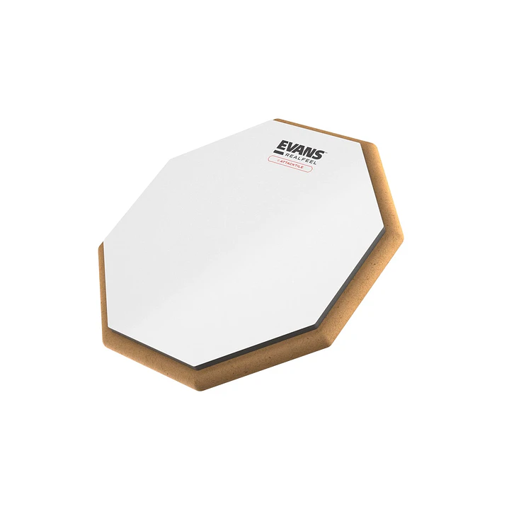 Pad de práctica Evans Attacktile RealFeel 10" color blanco RF10GAT - Imagen 2
