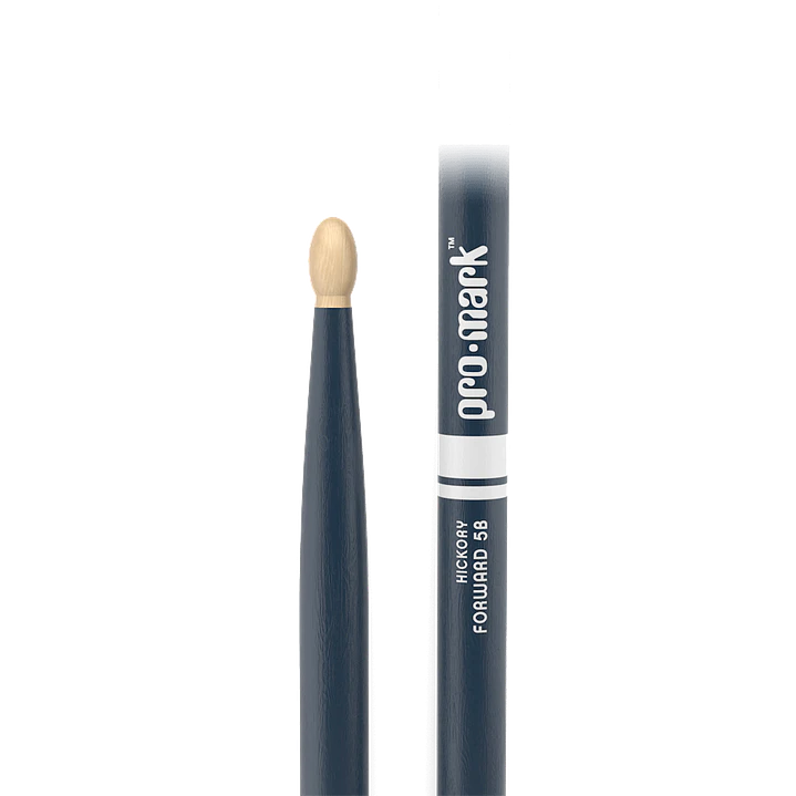 Baqueta Hickory 5B Punta Madera Azul TX5BW-BLUE Promark
