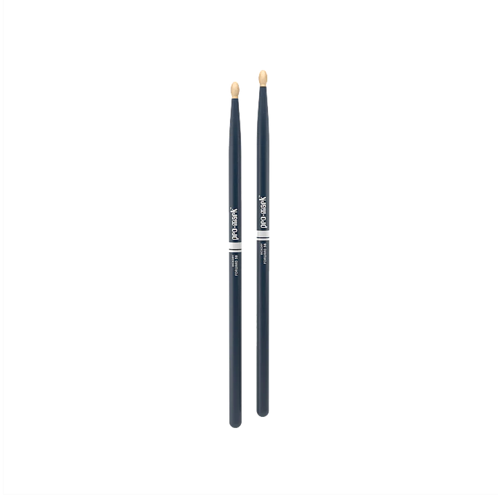 Baqueta Hickory 5B Punta Madera Azul TX5BW-BLUE Promark - Imagen 2